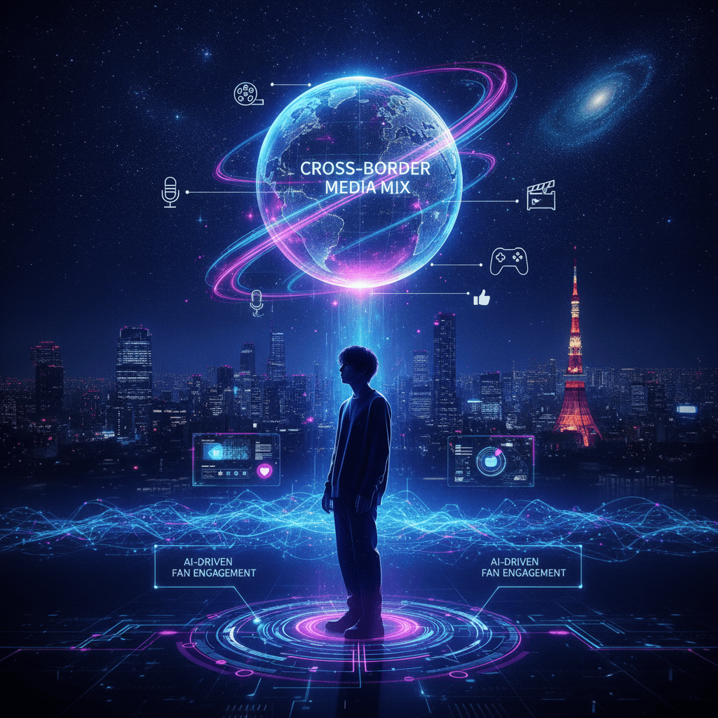 【高橋悠真】新人アーティスト注目2026:『越境型メディアミックス戦略』と『AI駆動型ファンエンゲージメント』が未来を拓く