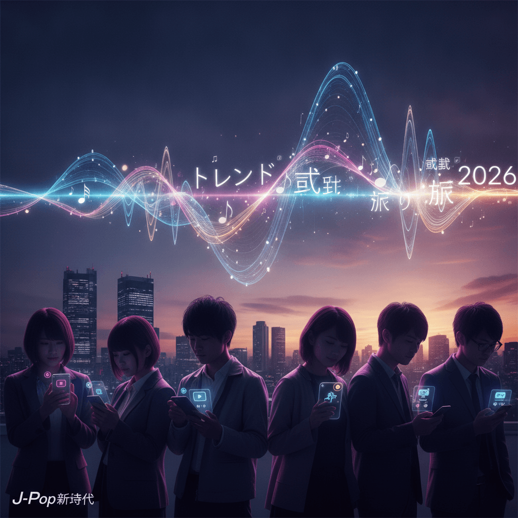 TikTok トレンド 楽曲 流行り 2026:J-Pop新時代への序章